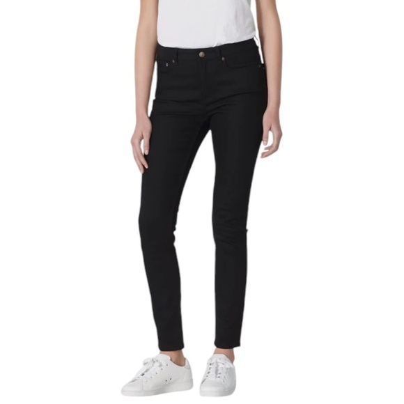 A.P.C. High Standard Jeans High Rise Denim Black Crop Jeans - Picture 8 of 12